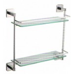 ANTHILL Zentux Series Double Layer Glass Shelf ZE131(KA131)-POLISH / AH-BA-GS-00965-PL